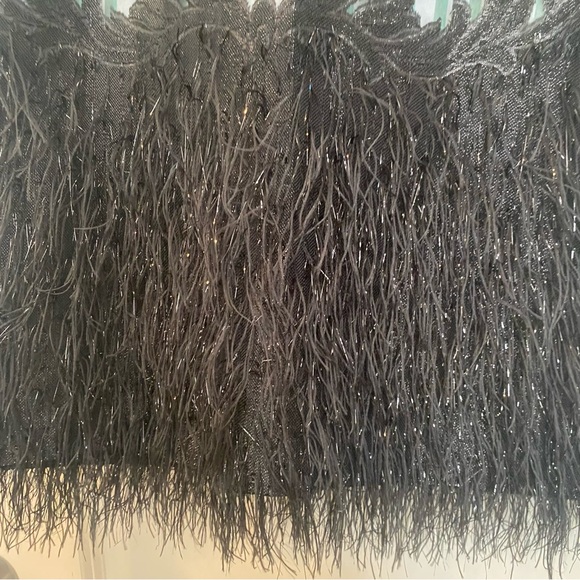 NWT Ganni Layered Feather Skirt - Picture 9 of 12